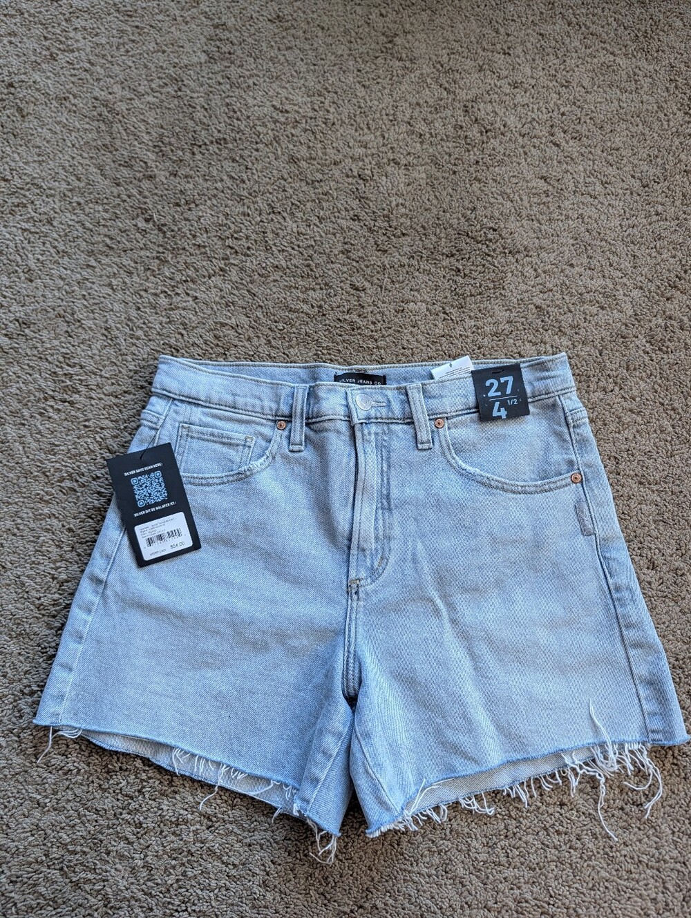 Silver Jeans Co Sure Thing Short Size 27
